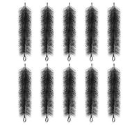 Cpolebev 10 PièCes SéRies Brosse Une Noyau en Acier Inoxydable Filtre D'Aquarium RéServoir de Poisson Outils Propres Brosse éTang Filtre Biochimique Brosse Filtre