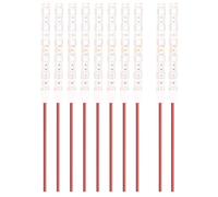 Cpolebev 10Pcs 10Cm Bleu éTanche 5050 LED Bande de LumièRe Voiture de Bateau Caravane DC 12V