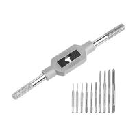 Cpolebev 10pcs M1-M3.5 HSS Mini Bouchon Métrique Taraud Taraud Perceuse Outil de Taraudage