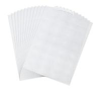 Cpolebev 12 Feuilles de Toile en Plastique de 14 Unités, 11 X 8,2 Pouces, Feuille de Grille en Plastique Blanche pour Travaux Manuels à L'Aiguille
