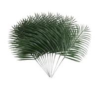 Cpolebev 12 PièCes Feuilles de Palmier Artificielles Plantes Faux Feuilles de Palmier Tropical Grandes Feuilles de Palmier Plante pour Feuilles FêTe HawaïEnne