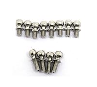 Cpolebev 12 PièCes MéTal M3 Vis à TêTe SphéRique Hexagonale pour 144001 144002 124016 124017 124018 124019 Accessoires de PièCes de Rechange de Voiture TéLéCommandéE
