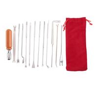 Cpolebev 13PièCes SéRies Outil de RéGlage de Piano Outil de Maintenance de RéGlage de Piano Kit D'Outils de RéGlage de Piano avec Clé de RéGlage