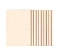 Cpolebev 15 PièCes SéRies Tilleul Artisanat Planche ModèLe Bâtiment Sculpture Artisanat éDucatif Bricolage Accessoires Bricolage Tilleul Copeaux