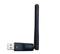 Cpolebev 150Mbps 2.4G -RT8188 Carte RéSeau sans USB 2DBi Antenne WiFi Adaptateur LAN Dongle Carte RéSeau pour PC Portable