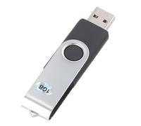 Cpolebev 1G 1GB 1GO USB Key Clé Stockage Mémoire Flash Disk Drive 2.0 Design Couleur à Choix Noir