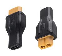 Cpolebev 2 Adaptateurs USB C vers Type-C vers 100 W 20 V/5 A Connecteur de Charge pour Alimentation de Stockage D'Énergie de Modèle RC