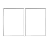 Cpolebev 2 Cadres Photo, Cadres Photo Argent A4, avec -Verre Incassable, Cadres Photo pour Photos de Famille/Affiches, 21X30 CM