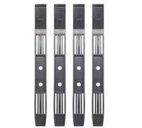 Cpolebev 2 Paires de Rails de Disque Dur Accessoires de Cage de Châssis GlissièRe de Baie de Lecteur Rails en Plastique pour Caddie de Plateau de Disque Dur 3,5 à 5,25