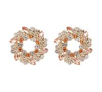 Cpolebev 2 Pcs Mariage Femmes Mariée Chaussures à Talons Hauts Décorations Charme Boucle Pince Brillant Strass Clips Décoratifs