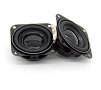 Cpolebev 2 PièCes 1.5 Pouces Haut-Parleur 4Ω 3W 40Mm Basse Haut-Parleur MultiméDia DIY Haut-Parleur avec Trou de Fixation pour Home CinéMa