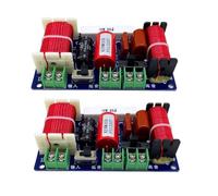 Cpolebev 2 Pièces 2 Voies 250 W 2500 Hz-3000 Hz Diviseur de Fréquence DIY Haut-Parleur Filtre Circuit Home Cinéma Basse HiFi Stéréo Audio Crossover Installation Facile