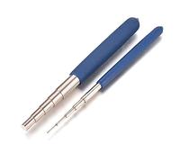 Cpolebev 2 Pièces/Ensemble de Tiges D'Enroulement de de Fer Outil D'Emballage de Bleu avec Boucle de 10 Tailles pour la Fabrication de à Bricoler Soi-Même