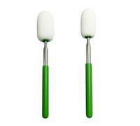 Cpolebev 2 Pièces Éponge Télescopique sur Bâton Poterie Sculpture Porte-Éponge Bâton de en Céramique Outils de Coupe de Poterie