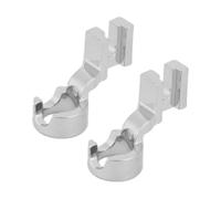 Cpolebev 2 PièCes Pied de RèGle à Tige Basse pour Le Quilting Freemotion RèGles de 1/4 Pouce D'éPaisseur, Pied de Quilting RèGle Compatible avec Chanteur