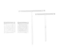 Cpolebev 2 PièCes SéRies Acrylique Boucle d'oreille Titulaires T-Bar PréSentoir Arbre Collier Boucles d'oreilles Bracelet Titulaire