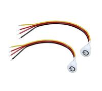 Cpolebev 2 PièCes SéRies Interrupteur Tactile Gradateur DC3.7V 5V 12V Gradateur Continu Capteur pour LumièRe LED, RV, Armoire, Armoire et Bande