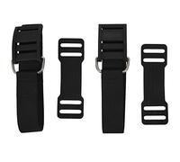 Cpolebev 2 PièCes SéRies Sangle de RéServoir de PlongéE sous-Marine BCD Sangle de RéServoir Bande Poids Sangle Ceinture avec Boucle éQuipement de PlongéE
