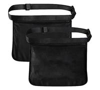 Cpolebev 2 PièCes Support de Balle de Tennis, de Support pour Support de Bande de Balle de Tennis Sac en Filet RéGlable pour Balles de Tennis Taille de Hanche