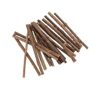 Cpolebev 20 PièCes Bâtons de Vigne ArgentéE pour Bâtonnets d'herbe à Chat Matatabi Bâtons à Mâcher Dents Molaires à Mâcher pour Le Nettoyage des Dents de Chat