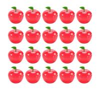 Cpolebev 20 PièCes PréFéRence de FêTe de Mariage Pomme Conteneur Jouet Rempli en Plastique en Forme de Pomme BoîTe à Bonbons Anniversaire/DéCoration de Mariage