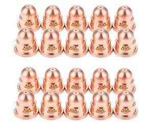 Cpolebev 20 PièCes SéRies 45A Buse 220930 Buse pour Torche de DéCoupe Plasma Consommables ProcéDéS de Coupe Fine Fournitures de Soudage et de Brasage