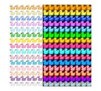 Cpolebev 200 Mini Canards en Résine Qui Brillent dans Le Noir pour Jardin, Noël, Fête d'anniversaire, Artisanat de Décoration DIY