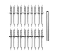 Cpolebev 200 Pcs de Plinthe à Double Tête Clou Sans Couture Sans Trace Clous Clous en Ciment