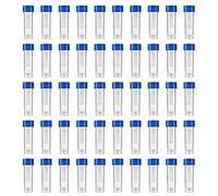 Cpolebev 200 Tubes à Essai de Conteneur de Stockage de Flacons GraduéS en Plastique de 5 ML avec Bouchons à Vis