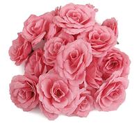 Cpolebev 20pcs Rose de Fleur Artificielle Decoration de Mariage Bricolage Diametre de 65mm - Rose
