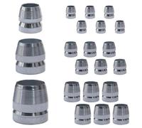 Cpolebev 21 Pièces de Coin de Manche de Rond, Poignée de Sécurité, Coin en Métal, Manche de Marteau, Kit de Coins en Acier (0,31/0,39/0,47 Pouces)