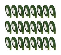 Cpolebev 24 Rouleaux de Floral pour Fleuriste, de Papier d'emballage de Tige pour Emballage de Tige de Bouquet, Arrangement Floral (1/2 Pouce X 30 MèTres)