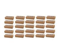 Cpolebev 25 PièCes BoîTes à Macarons avec FenêTre D'Affichage Transparente Contenant des Macarons ou Kit de BoîTe d'emballage pour Desserts au Chocolat Gâteau B