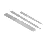 Cpolebev 3 PièCes pour Ensemble de à Ongles à Ongles Double Face en Acier Inoxydable à Ongles à Ongles AdaptéE au Salon, à la Famille et Aux Voyages
