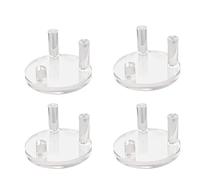 Cpolebev 4 Paquets de PréSentoir de de 1,9 Pouces, PréSentoirs en Acrylique CarréS à Trois Chevilles pour Roches, Dalle de MinéRaux, Cristal