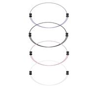 Cpolebev 4 Pièces Bande Courte Réglable pour Rentrer Le Pull et la Chemise, la Bande Élastique pour Changer Le Style de Vos Hauts, Installation Facile M