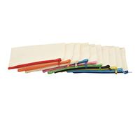 Cpolebev 40 PièCes SéRies Toile à Fermeture éClair Pochette à Crayons de Maquillage Toile Vierge éTui à Crayons Sac CosméTique pour Voyage Bricolage éCole D'Artisanat (S)