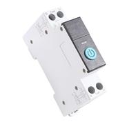 Cpolebev 40A Tuya Monophasé Din Rail WIFI Compteur D'éNergie Intelligent Minuterie Moniteur de Consommation D'éNergie KWh WattmèTre, Noir avec Mesure
