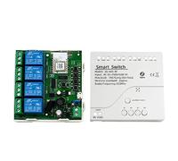 Cpolebev 4CH Tuya Zigbee Smart Switch Module 85-250V Relais Smart Home Télécommande Fonctionne avec Gateway pour Home Pièces de Rechange Accessoires