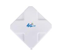Cpolebev 4G LTE SMA Antenna 35DBi Antenne à Gain éLevé Dual SMA Connector Signal Booster pour Hotspot Router