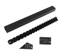 Cpolebev 4pcs Luthier Tools Set Kits Manche de Guitare Cranté Bord Droit Corde Action Gauge Ruler Fret Rocker Fret Leveling Beam