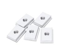 Cpolebev 5 PièCes M8 T-Track Curseur ÉCrou Coulissant Alliage D'Aluminium en T ÉCrou pour Outils à Bois Jigs Vis Fixation à Fente