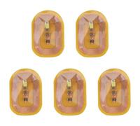 Cpolebev 5 PièCes NFC Flash Nail Sticker LED Puce Nue Intelligente Lampe à Ongles Nail Sticker AméLioration, LumièRe Blanche