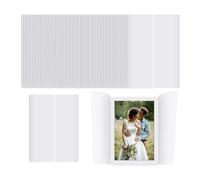 Cpolebev 50 Feuilles de Vestes en Vélin Pré-Pliées, Enveloppe en Papier Acide Sulfurique pour Invitations 5 X 7, Enveloppes en Vélin pour Invitations de Mariage 5 X 7, Doublures D'Enveloppe