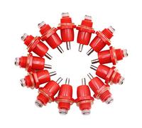 Cpolebev 50 Pcs Volaille Poulet Mamelon Buveur Type Oiseau avec Distributeur d'eau Automatique Bouche de Poulet Oiseau Eau Potable