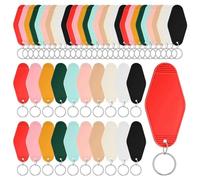 Cpolebev 50 Pièces Porte-Clés de Motel Vintage Porte-Clés D'Hôtel Vierge pour Ornement de Bricolage