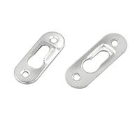 Cpolebev 50pcs Cintres Photo 42mm X 16mm Attaches de Cintre en Métal pour Cadre Photo Kit de Pièces D'Armoire de Meubles