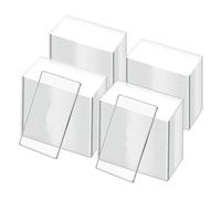 Cpolebev 50pcs Clair Acrylique Table Place Carte Mariage Rectangle Sièges Cartes Noms Étiquette Fête d'anniversaire Bricolage Décoration