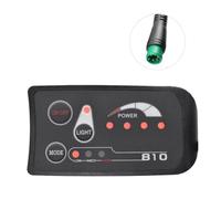 Cpolebev 5PIN S810 Compteur de Vélo Électrique Affichage LED IP65 36 V UART pour Vélo Électrique Compteur de Vélo Électrique (36 V) Pièces