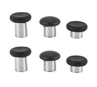 Cpolebev 6 En 1 Échanger Thumbstick Poignées Pièces De Rechange Pour Elite Contrôleur - Noir